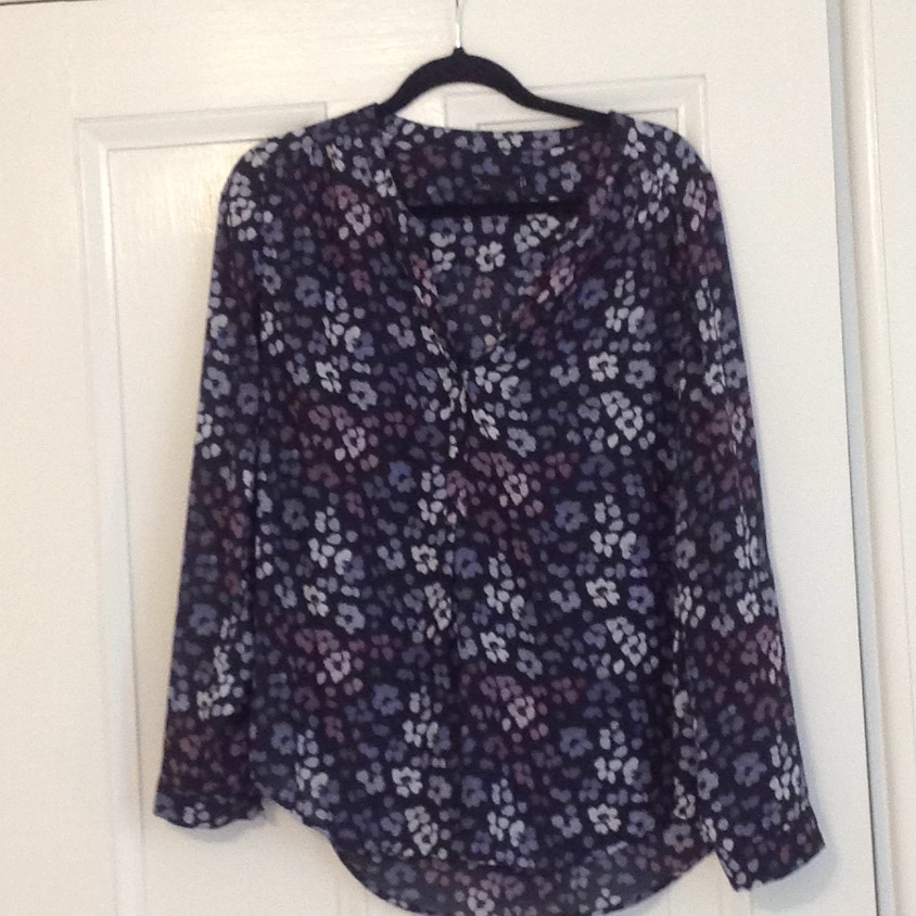Split-Neck Blouse